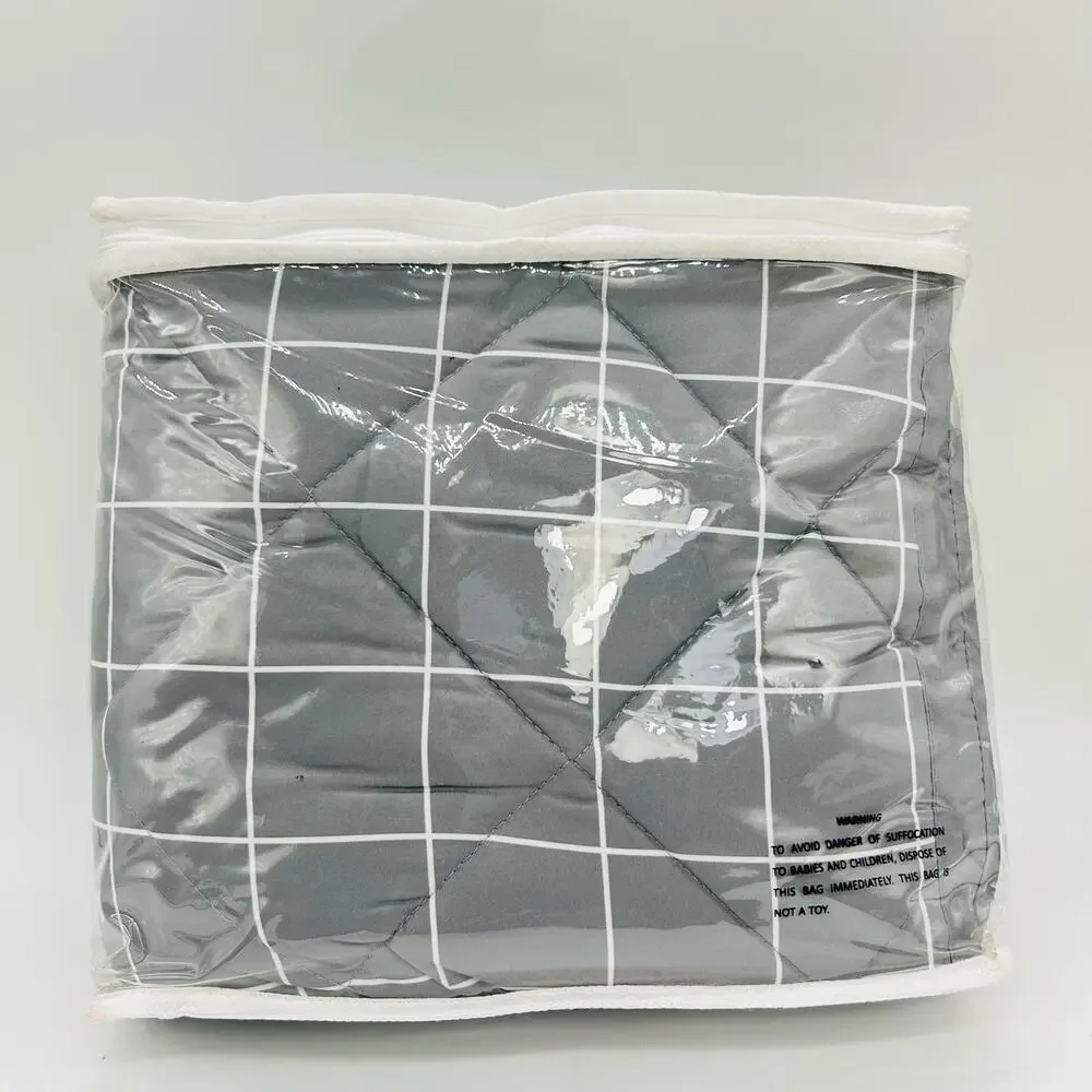 Stork & Style Crib Blanket Gray Nursery‎ Bedding Modern Luxury Soft NEW